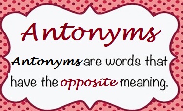 Common Antonym Part-1